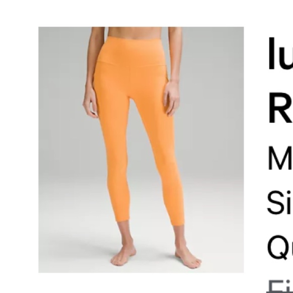 Lululemon align high-rise pant with pocket 25”
